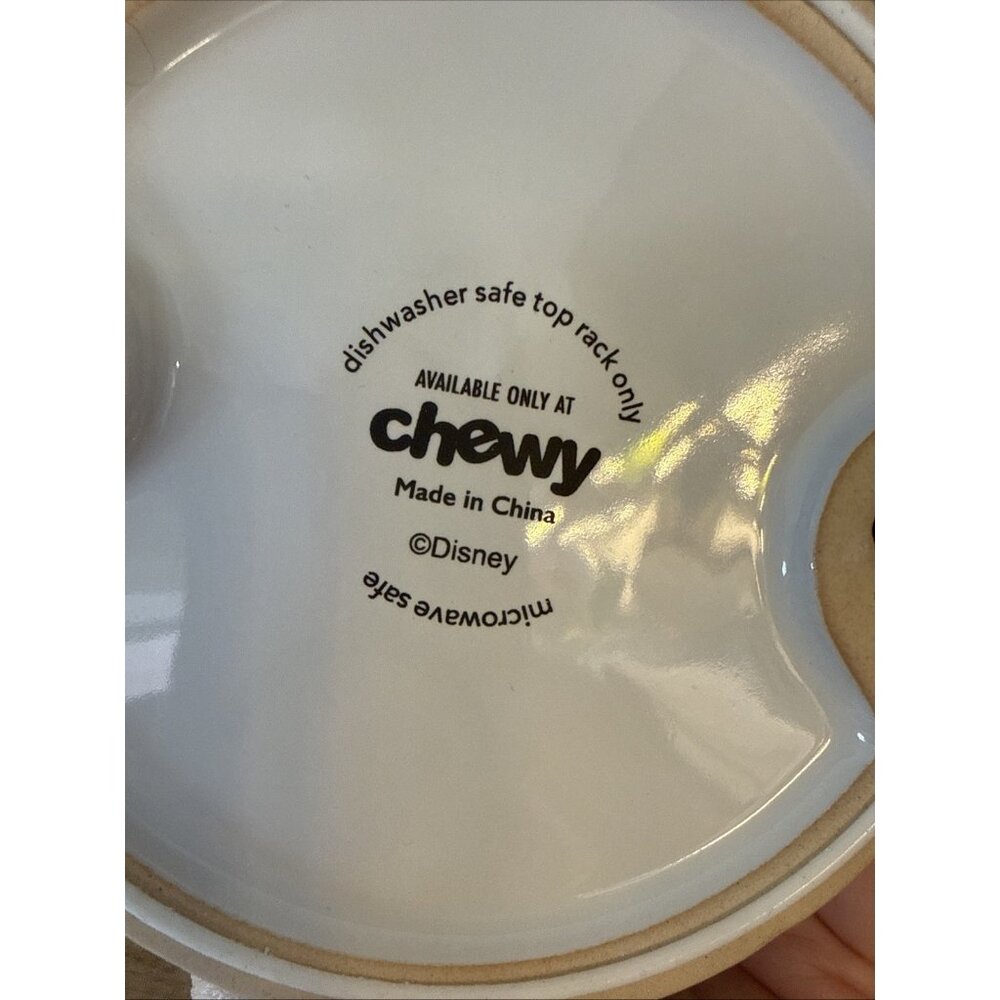Disney Mickey Mouse Elevated Ceramic Cat Dog Pet Water Food Bowl Chewy Disney 5” - Picture 5 of 7